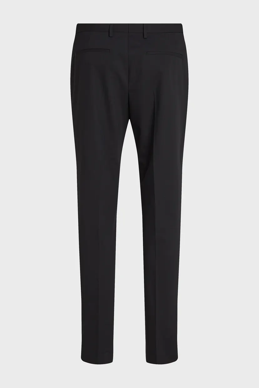 Чоловічі чорні вовняні брюки TRAVEL TWILL SLIM TAPERED 6