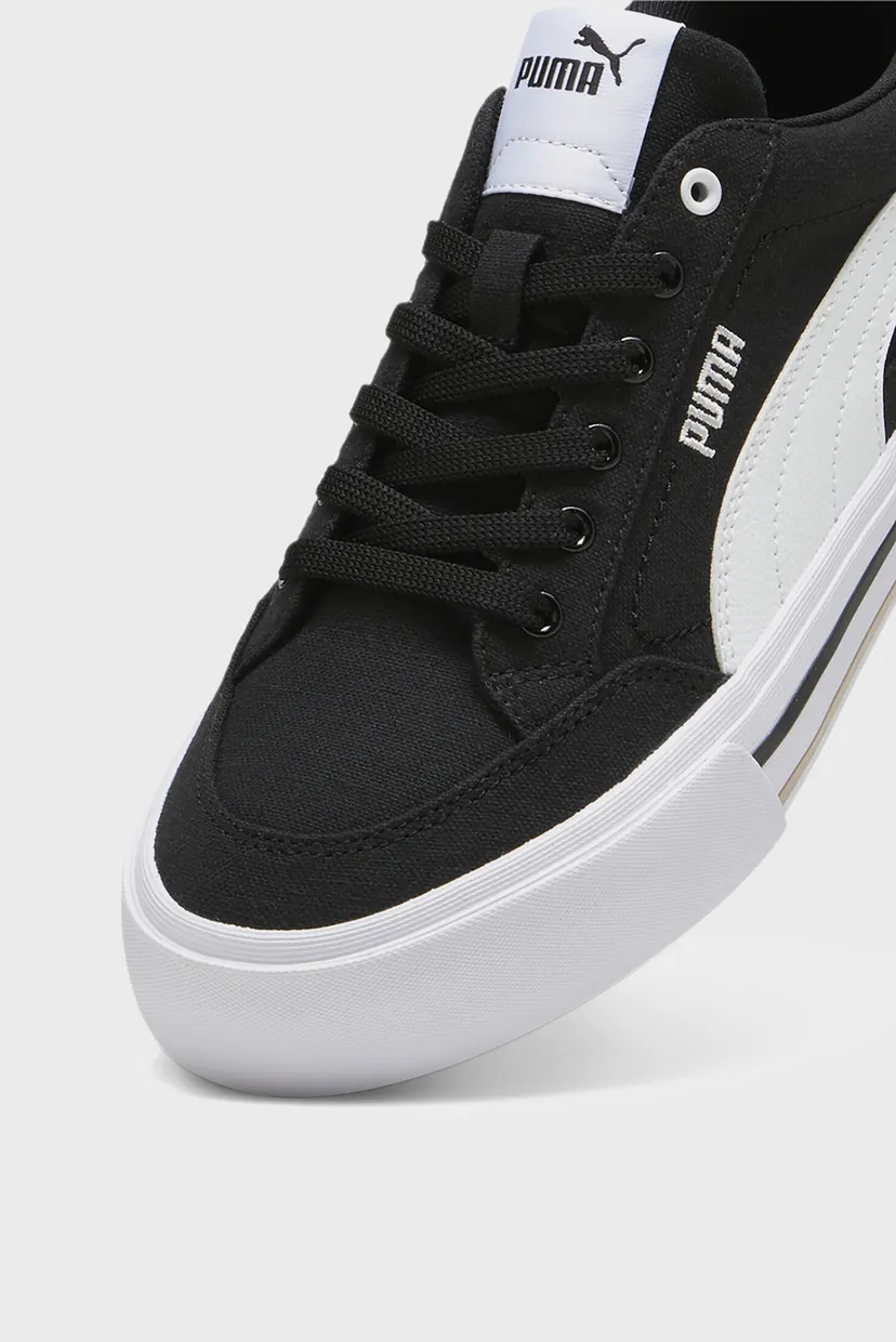 Черные кеды Court Classic Vulcanised Formstrip Unisex Sneakers 6