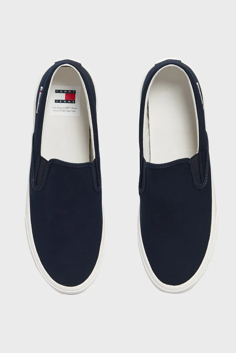 Чоловічі темно-сині сліпони TJM SLIP ON CANVAS 4