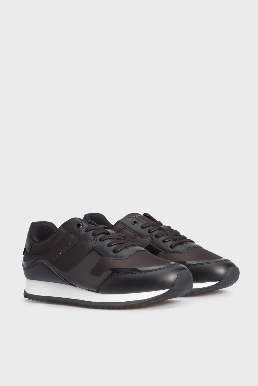 Мужские черные кроссовки LOW TOP LACE UP HEAT BOND 3