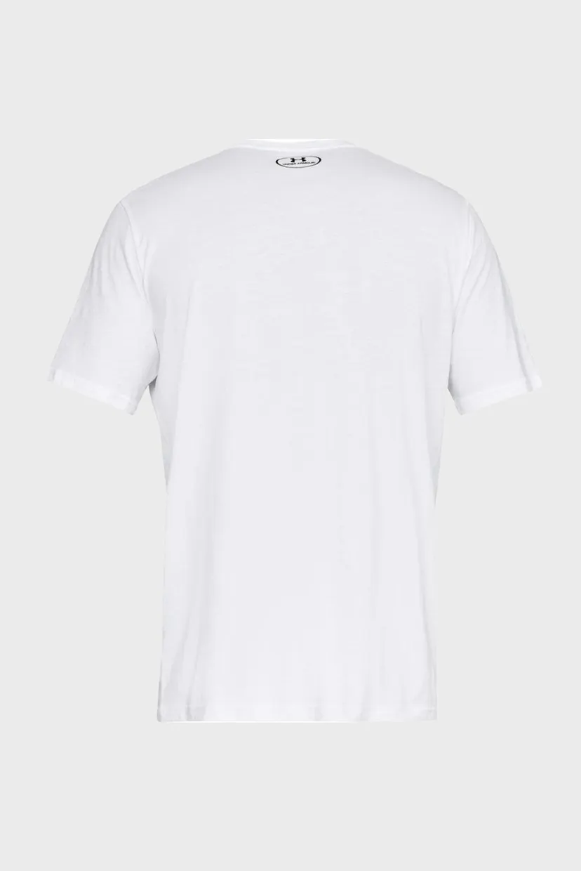 Мужская белая футболка SPORTSTYLE LEFT CHEST SS 6