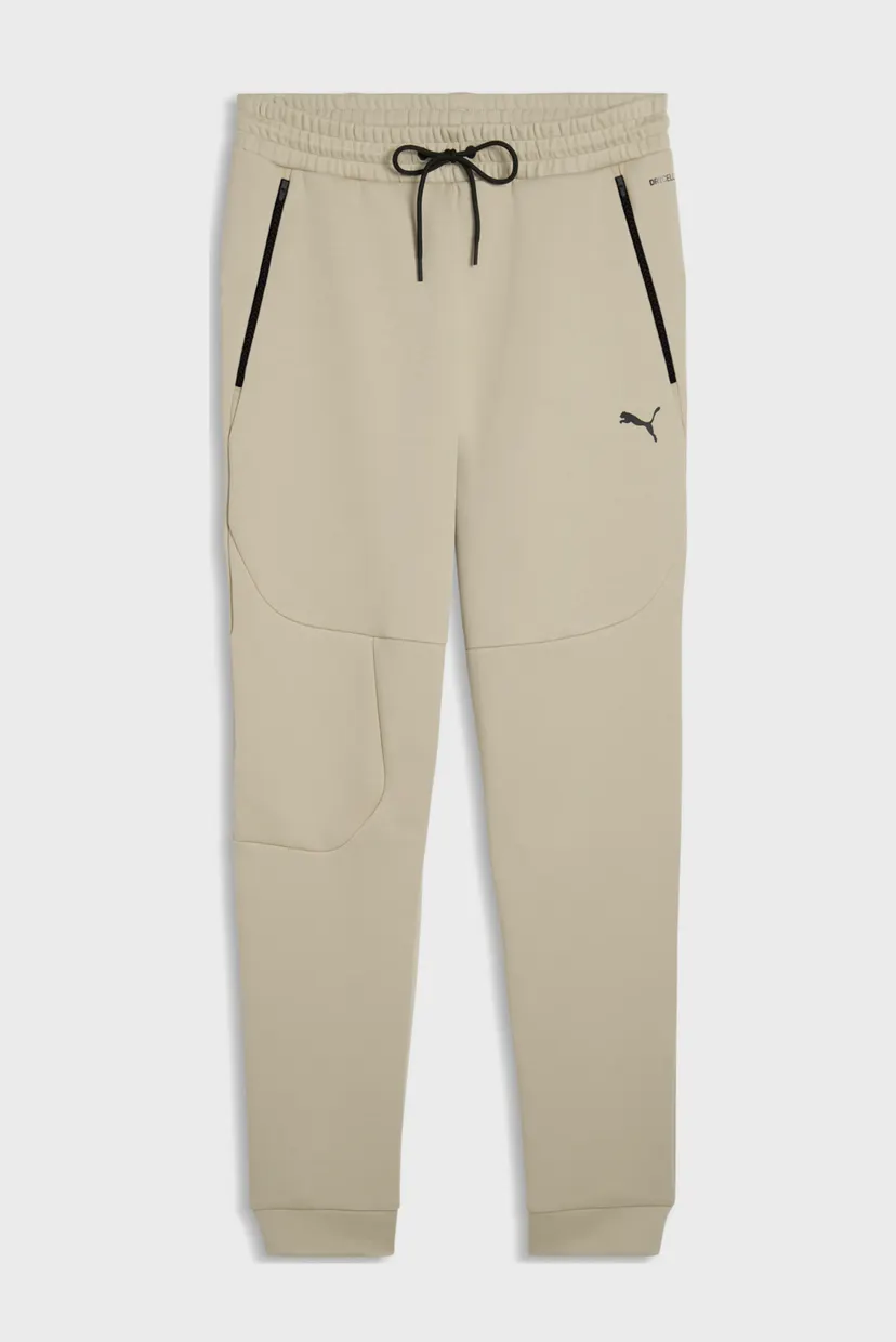 Мужские бежевые спортивные брюки PUMATECH Sweatpants Men 4