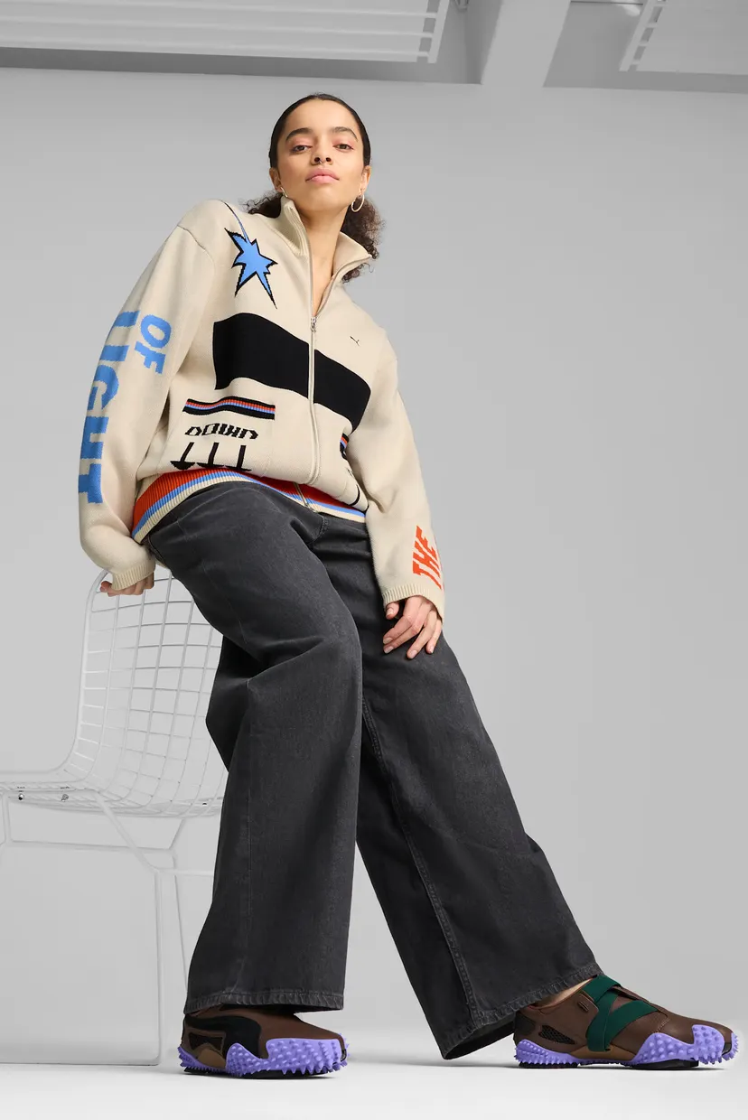 Коричневые кожаные слипоны Ur Mostro Communication Unisex 8