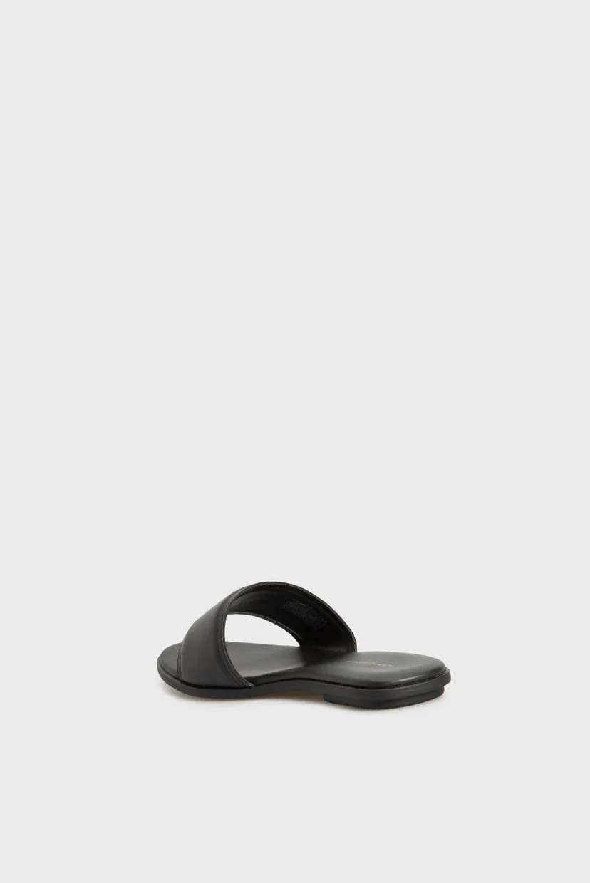 Жіночі чорні шкіряні слайдери POP COLOR MULE 5