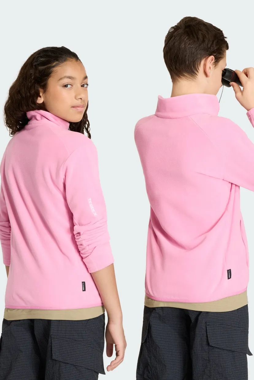 Детская розовая спортивная кофта Terrex Kids Multi Full-Zip Fleece 3