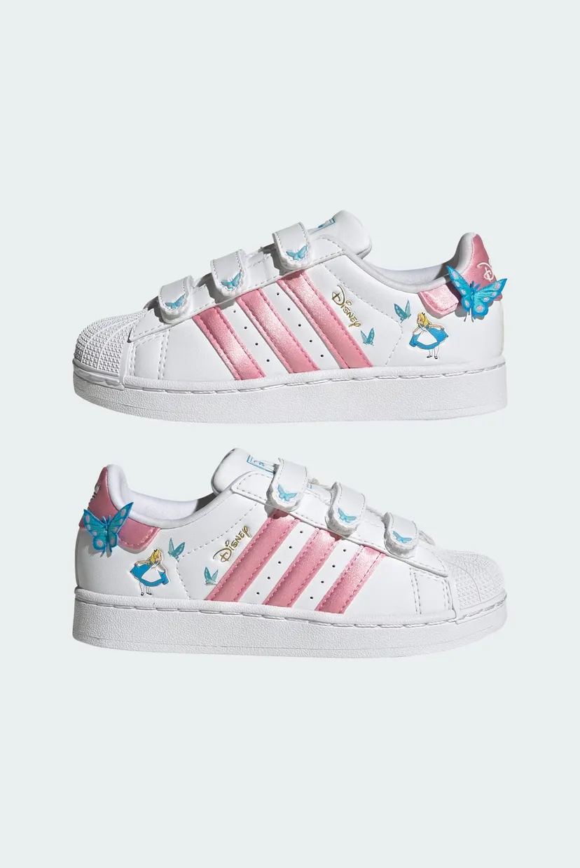 Детские белые сникерсы Adidas Disney Superstar II 7