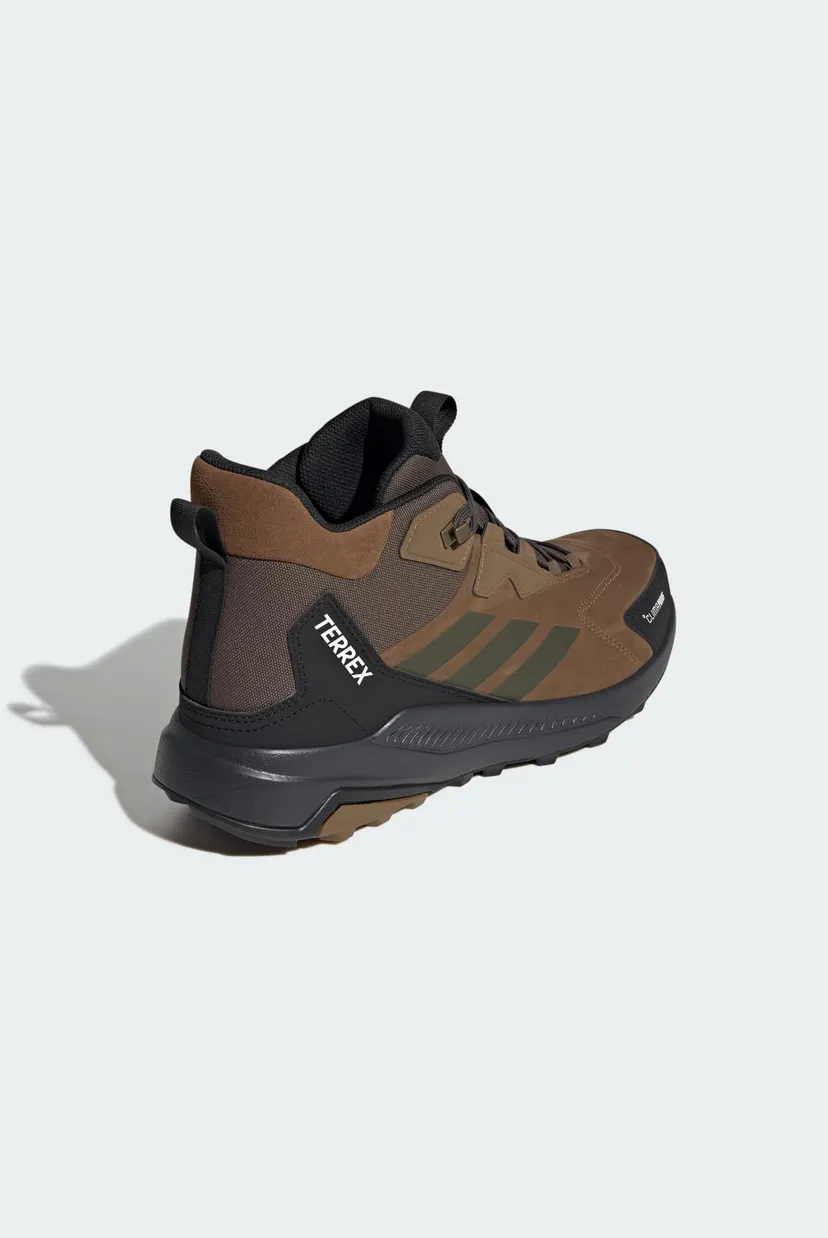Мужские коричневые ботинки Terrex Anylander Leather Mid Climaproof Hiking 4