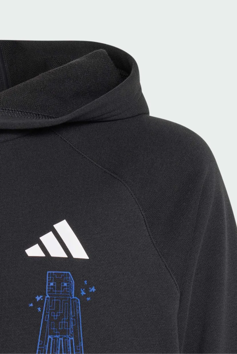 Дитяче чорне худі ADIDAS MINECRAFT HOODIE 4