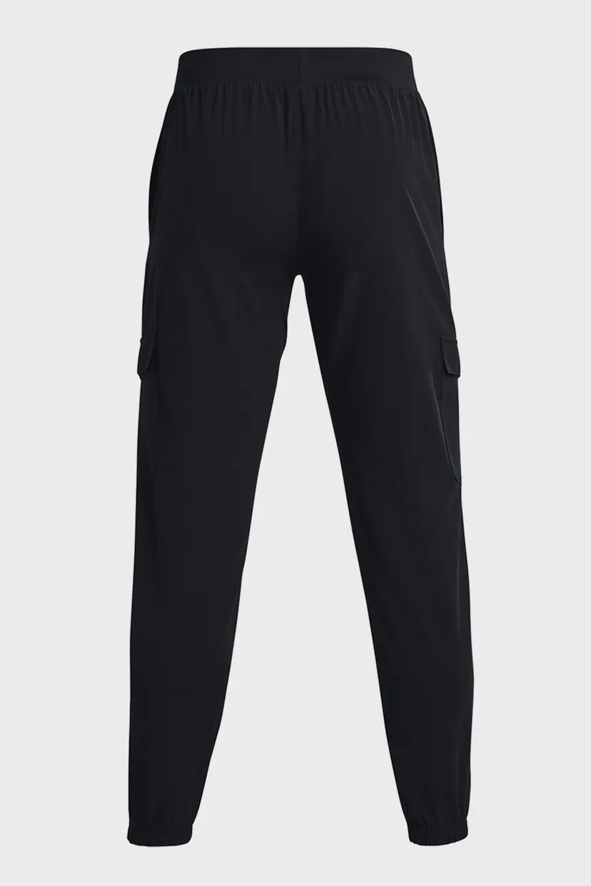 Чоловічі чорні спортивні штани UA Stretch Woven Cargo Pants 7
