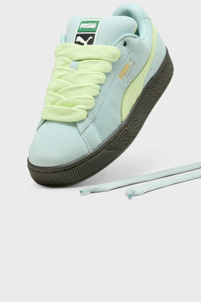 Голубые замшевые сникерсы Suede XL Sneakers 5