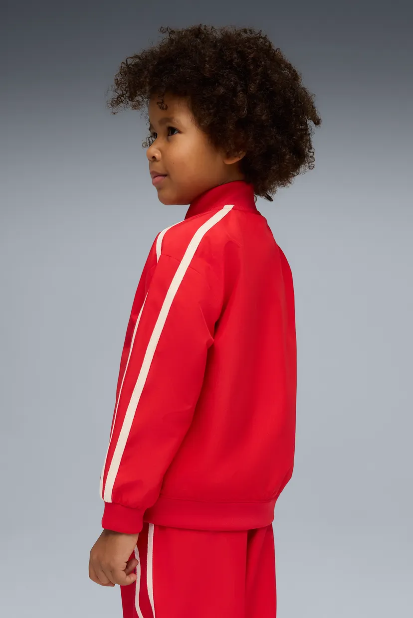 Детская красная спортивная кофта PUMA x PAW PATROL T7 Relaxed Track Jacket Kids 3