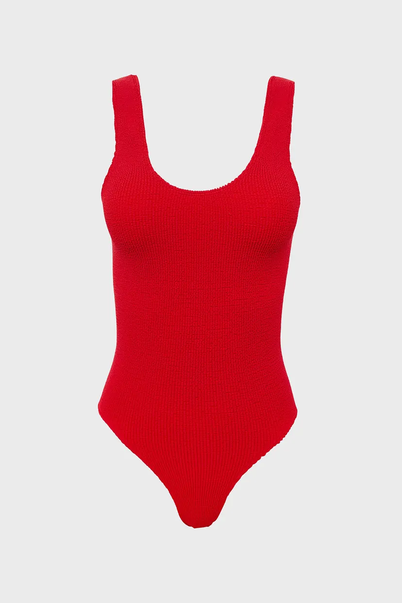 Жіночий червоний купальник ONESIZE 4