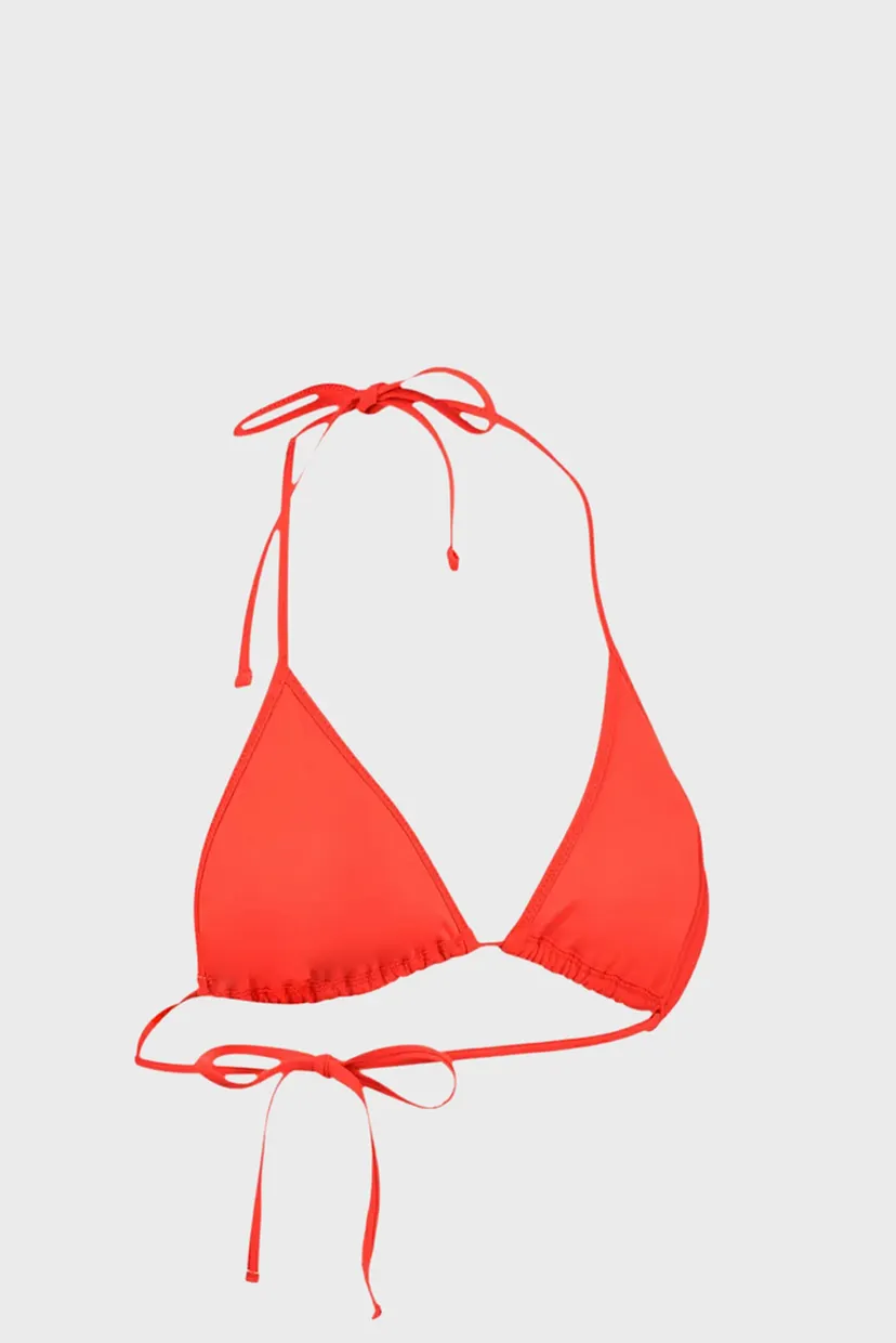 Женский красный лиф от купальника PUMA Swim Women Triangle Bikini Top 9