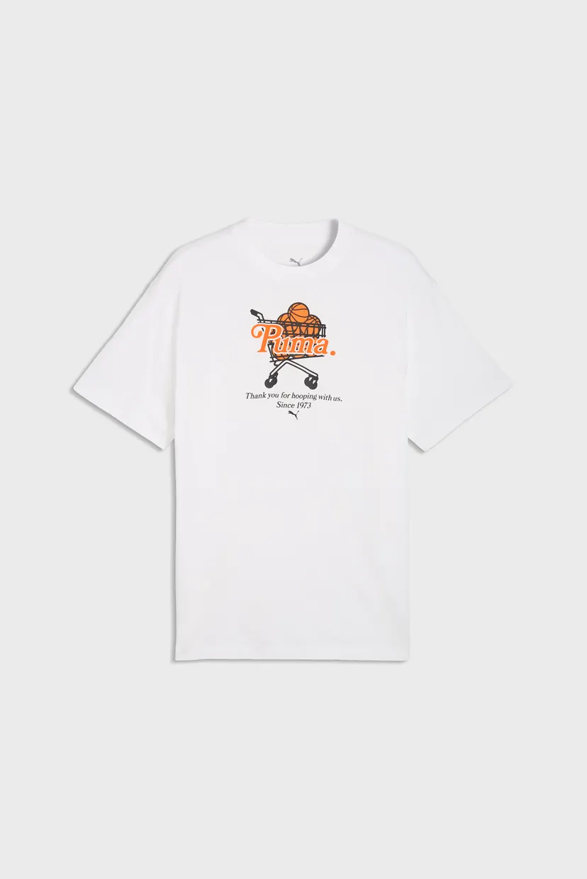 Чоловіча біла футболка Junior Varsity I Relaxed Basketball Tee Men 4