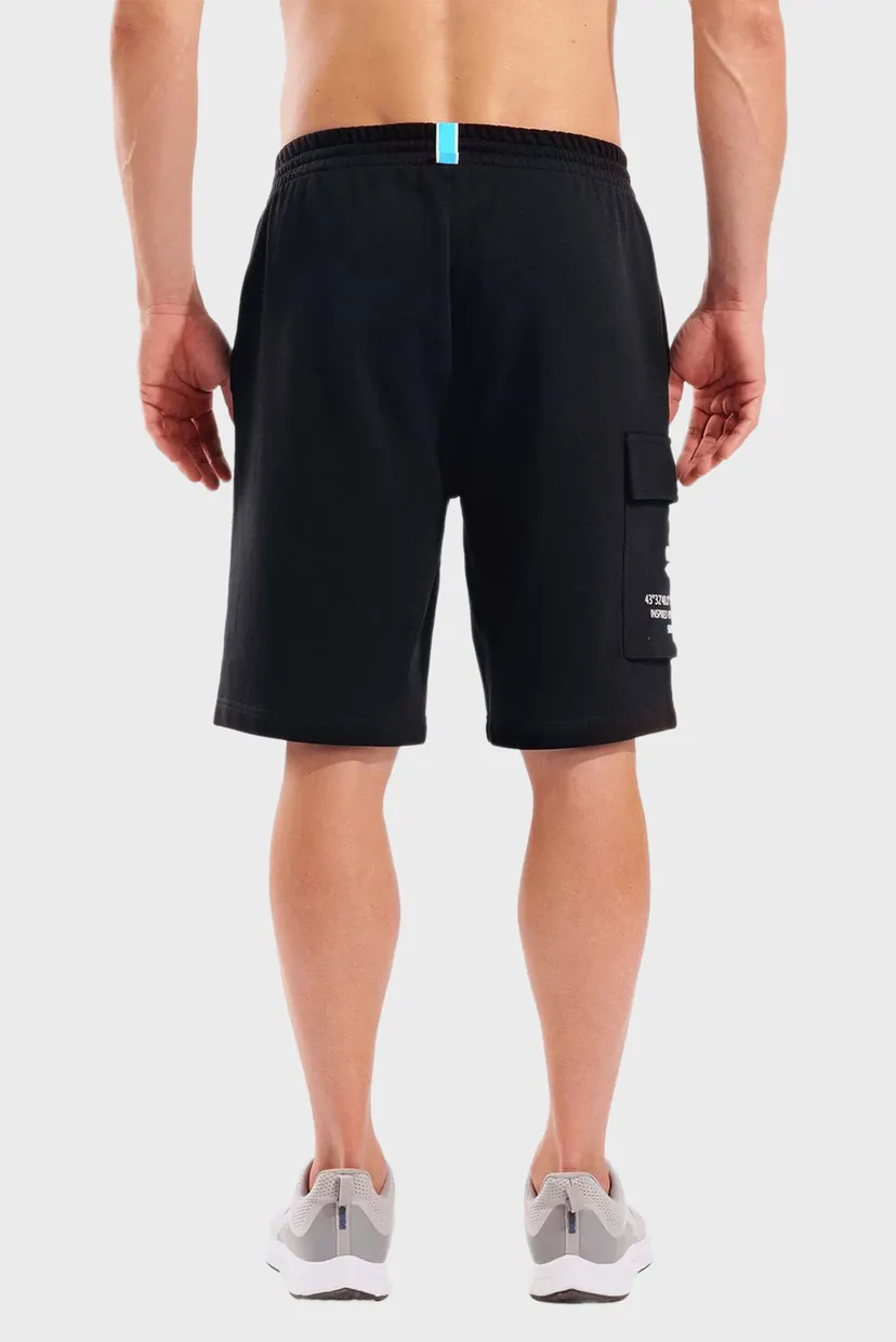 Чоловічі чорні шорти GRAPHIC LONG BERMUDA FLEECE 3