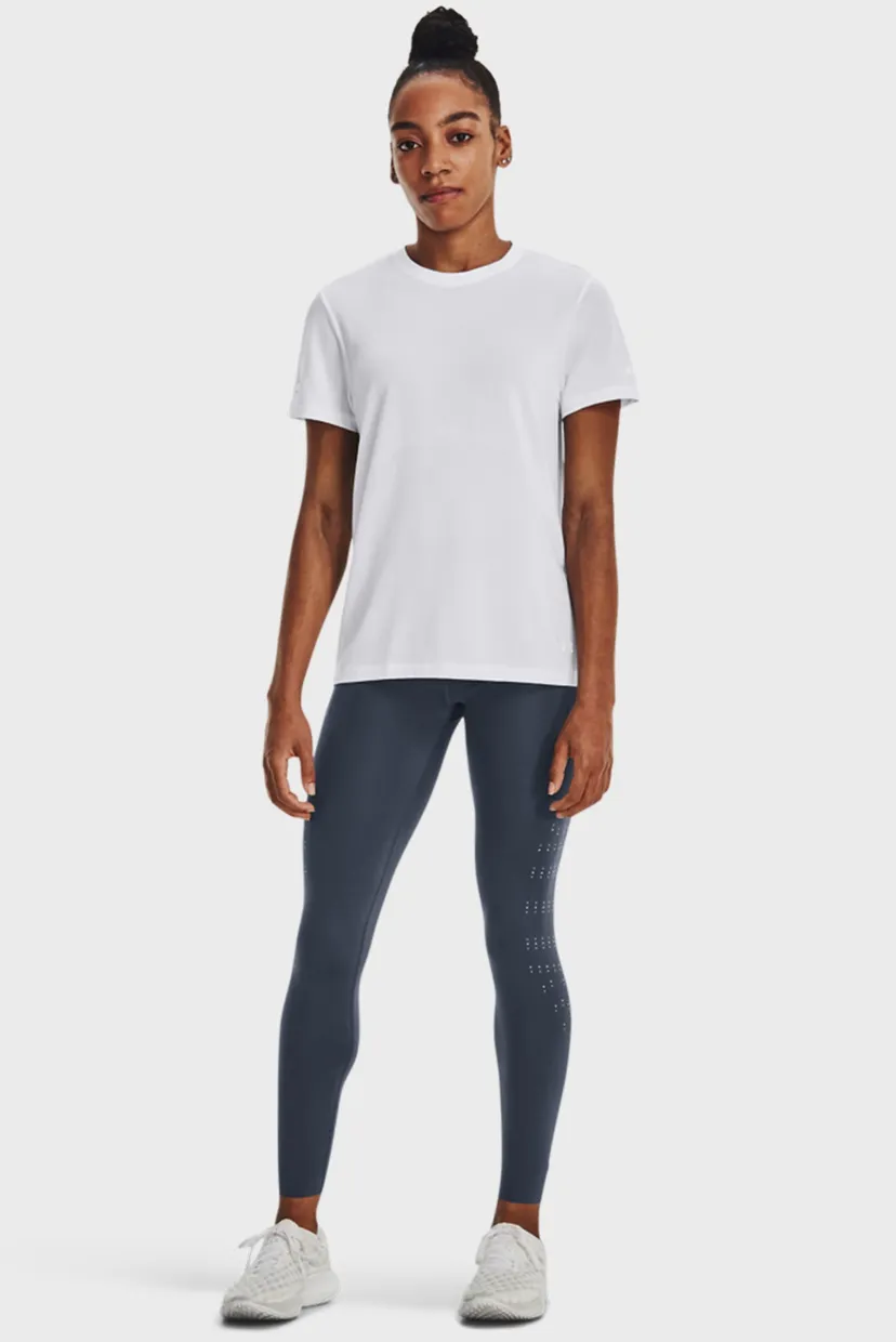 Жіноча біла футболка UA Seamless Stride SS 5