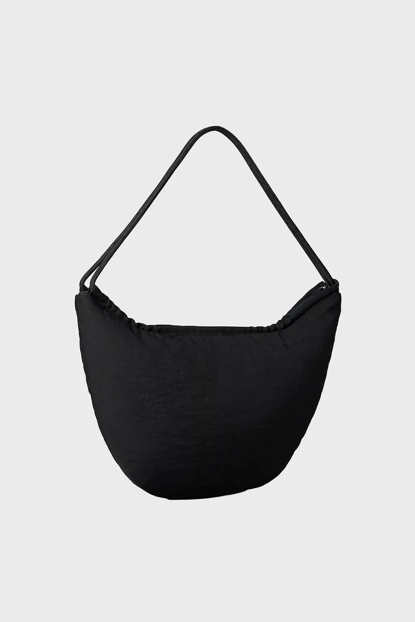 Жіноча чорна сумка NYLON CORD SMALL HOBO BAG 3