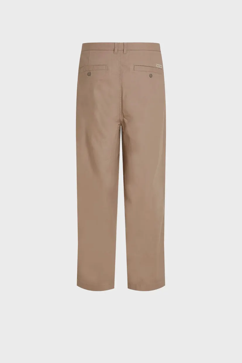 Чоловічі коричневі брюки CROPPED PLEAT 6