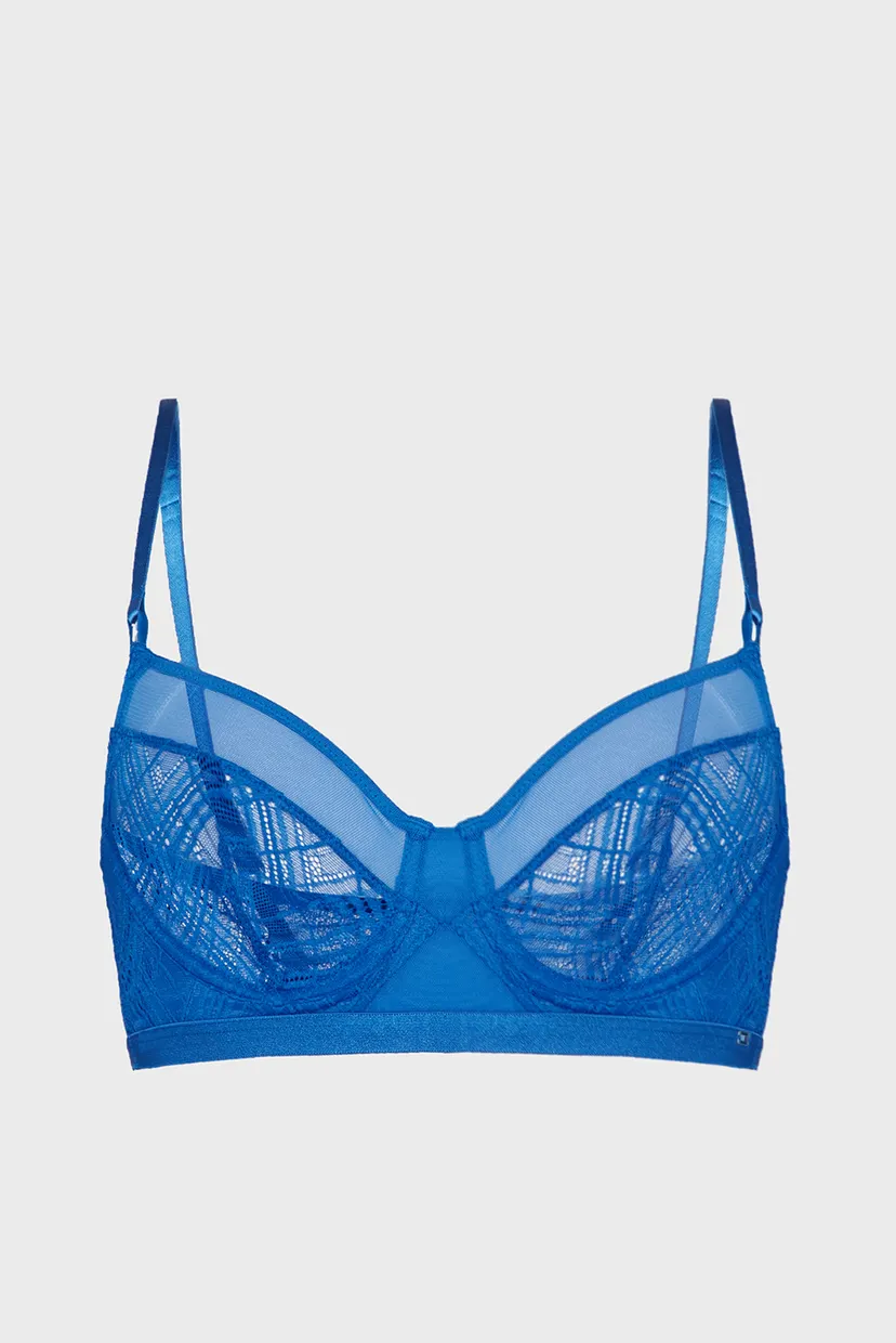 Женский синий бюстгальтер WIRED BANDEAU 6