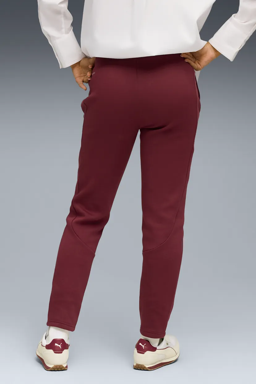 Женские бордовые спортивные брюки Evostripe Sweatpants Women 3