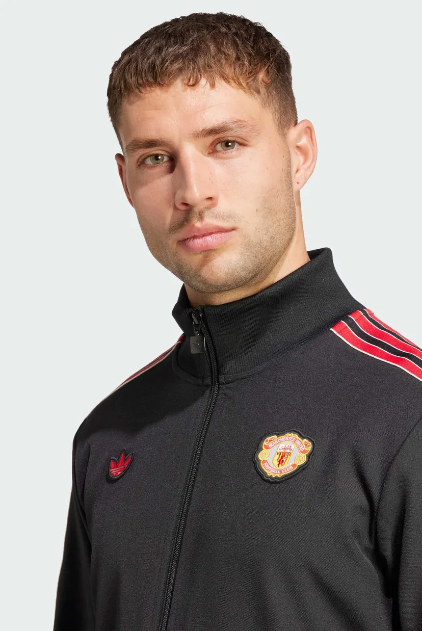 Чоловіча чорна спортивна кофта Manchester United Terrace Icons 4