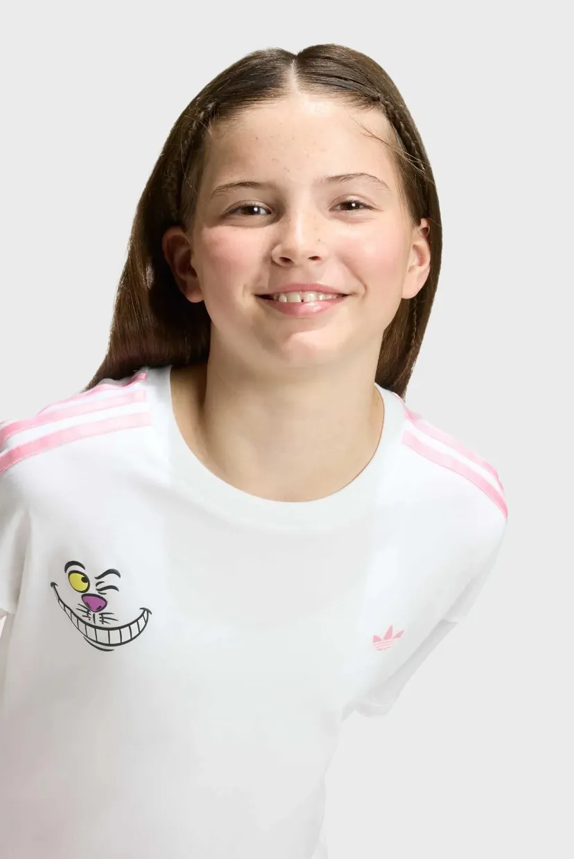 Детская белая футболка ADIDAS DISNEY LOOSE BATWING 4