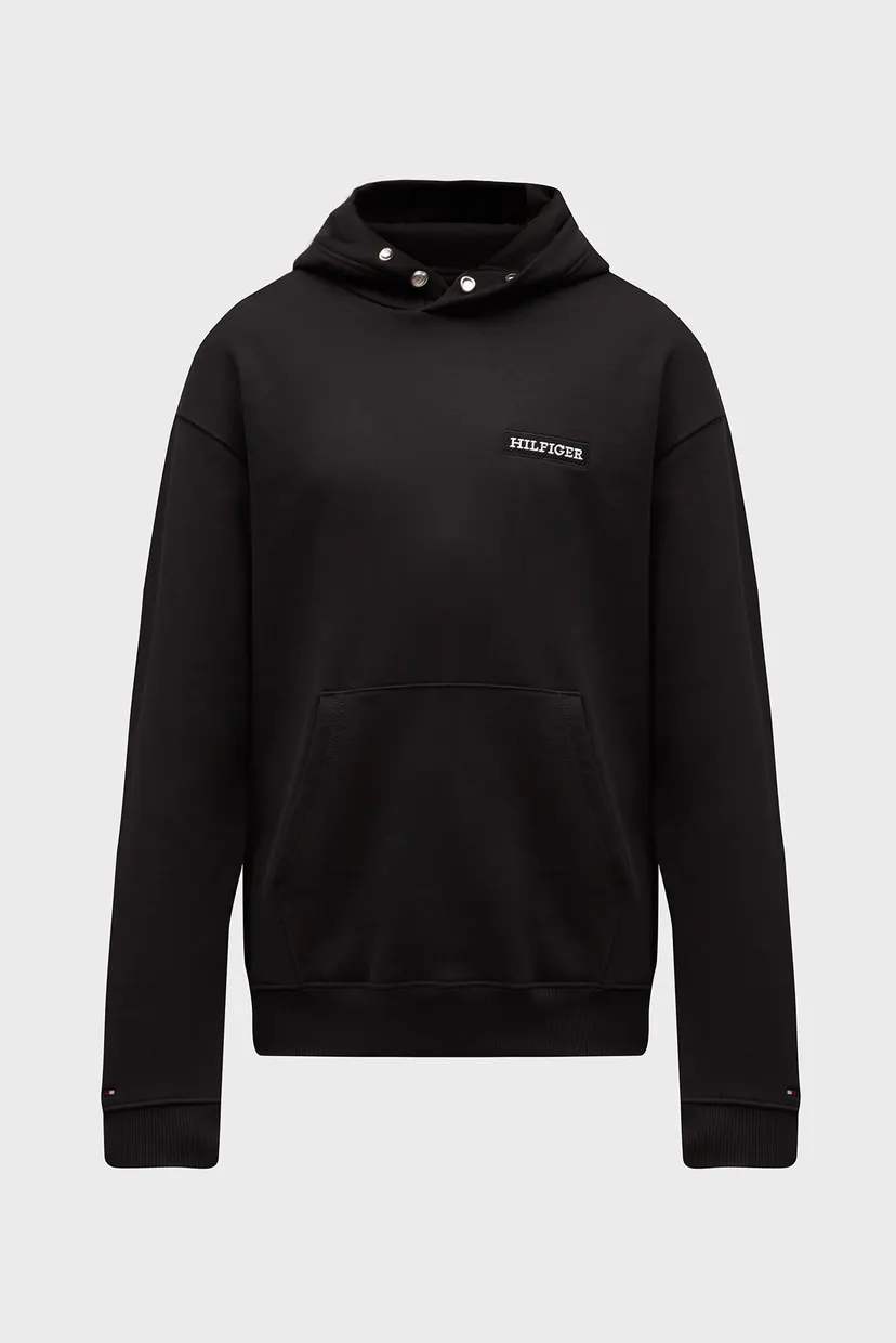 Чоловіче чорне худі MONOTYPE HEAVY TWILL 5