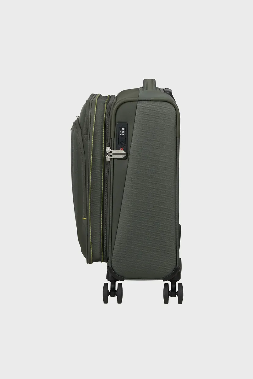 Оливковый чемодан 55 см WANDERLITE 4