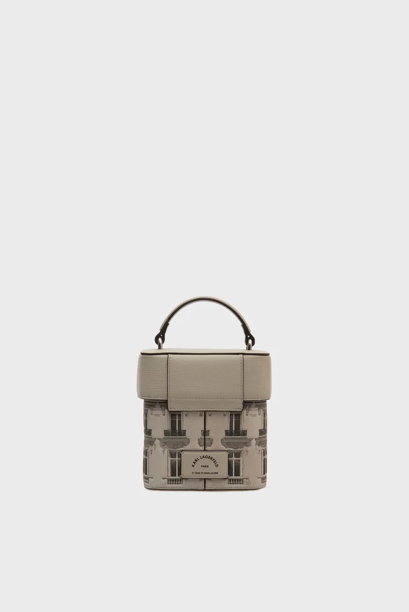 Женская серая сумка MINI TOTE 4