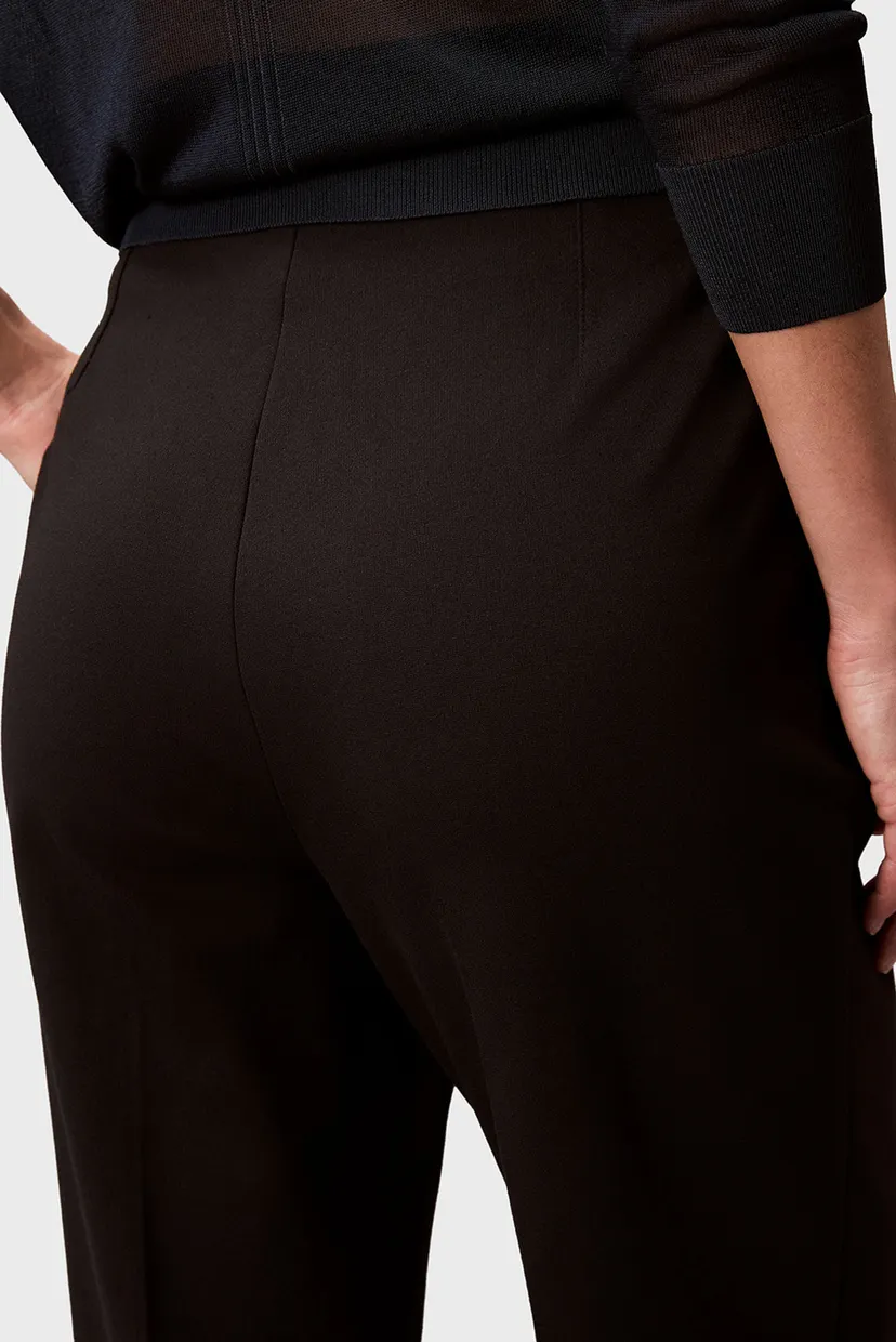 Женские черные брюки PONTE DART FRONT 5