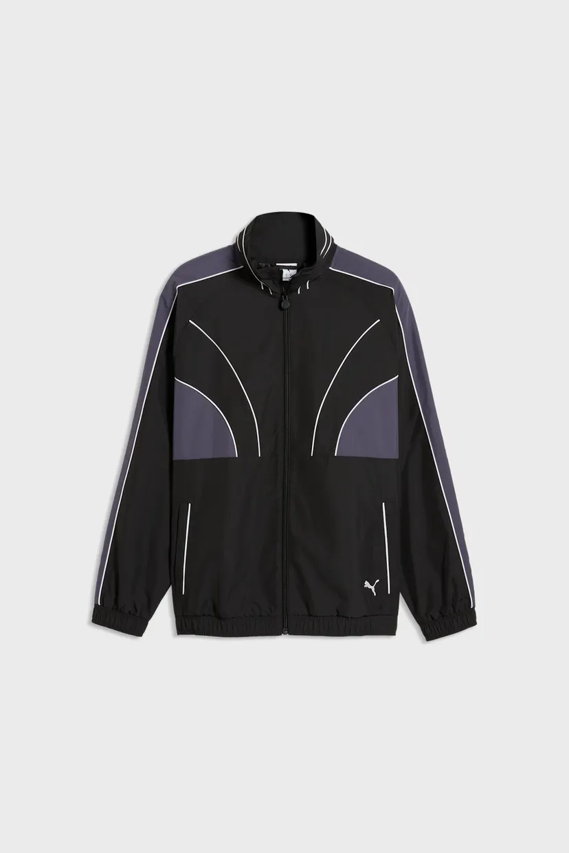 Чоловіча чорна спортивна кофта T7 Relaxed Woven Track Jacket Men 5