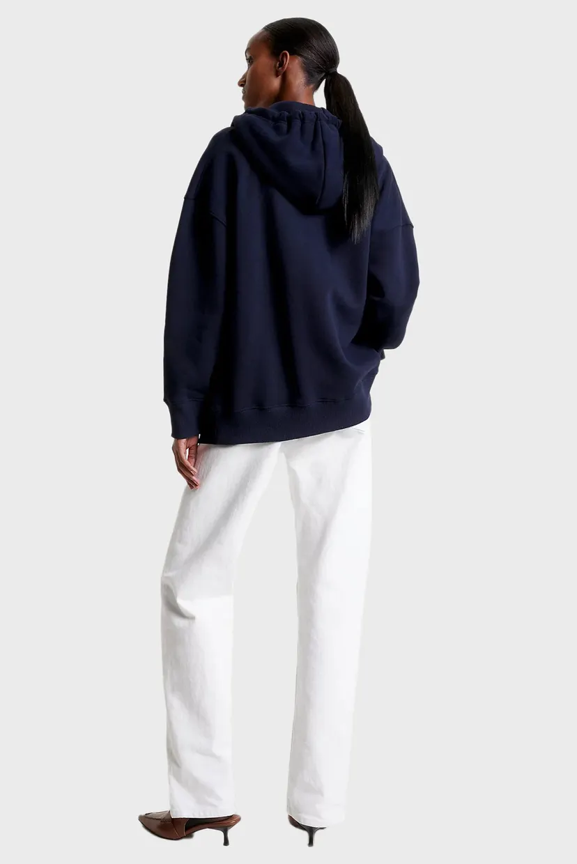 Женское темно-синее худи RLX VARSITY LONG ZIP UP 3
