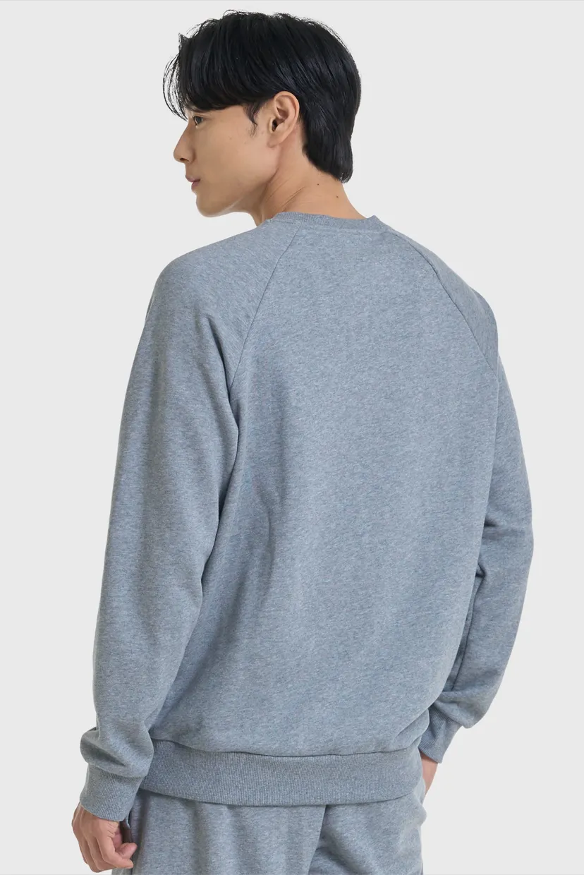 Мужской серый свитшот UA Rival Fleece Crew 3