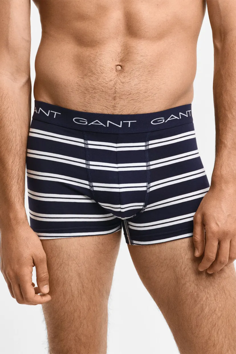 Чоловічі сині боксери (3 шт) STRIPE TRUNK 4