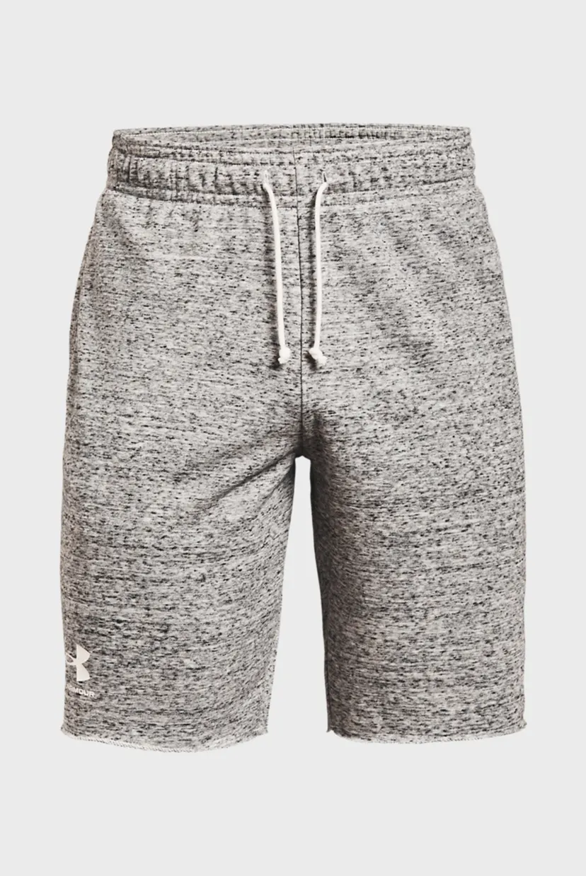 Чоловічі сірі шорти UA RIVAL TERRY SHORT 5