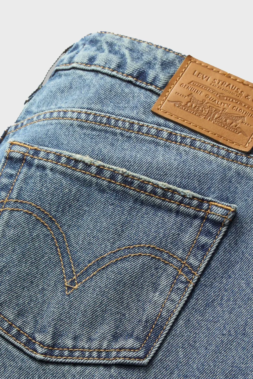 Женские голубые джинсы Low Loose 5