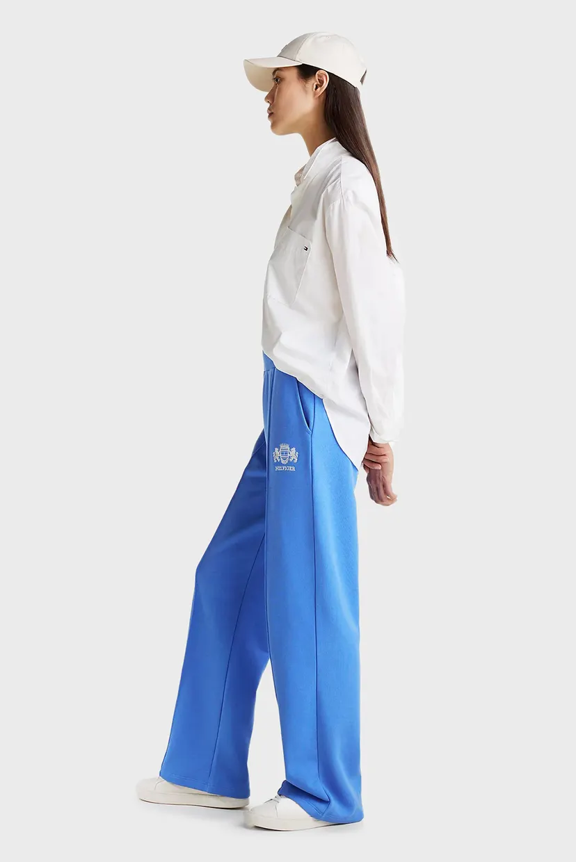 Жіночі блакитні спортивні штани VARSITY GRAPHIC STRAIGHT PANT 4