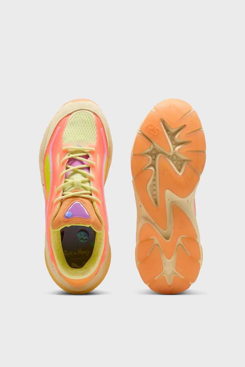 Жовті кросівки PUMA x RICK AND MORTY RS Surge Sneakers Unisex 4