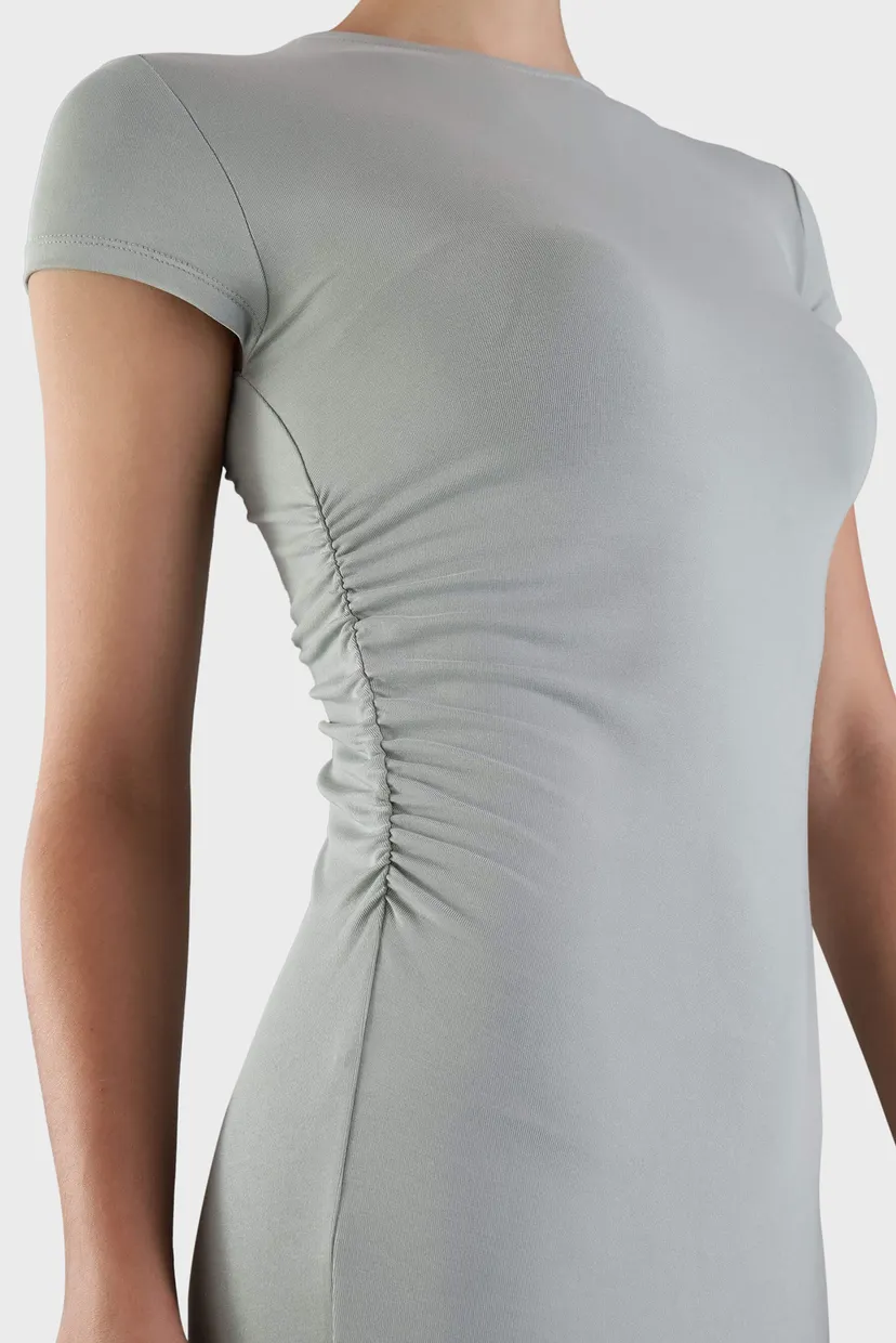 Жіноча м'ятна сукня MODAL DETAIL DRESS 4