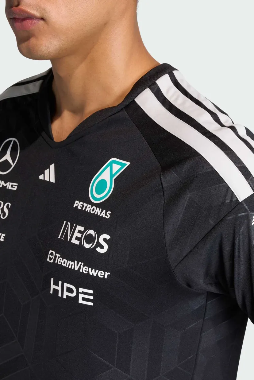 Чоловіча чорна футболка з візерунком MERCEDES - AMG PETRONAS FORMULA 1 TEAM DRIVER 5