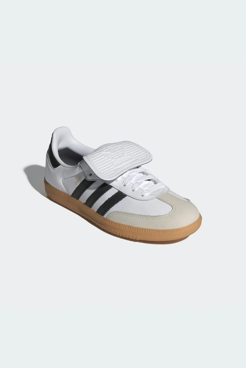 Женские белые кожаные сникерсы Samba LT 4