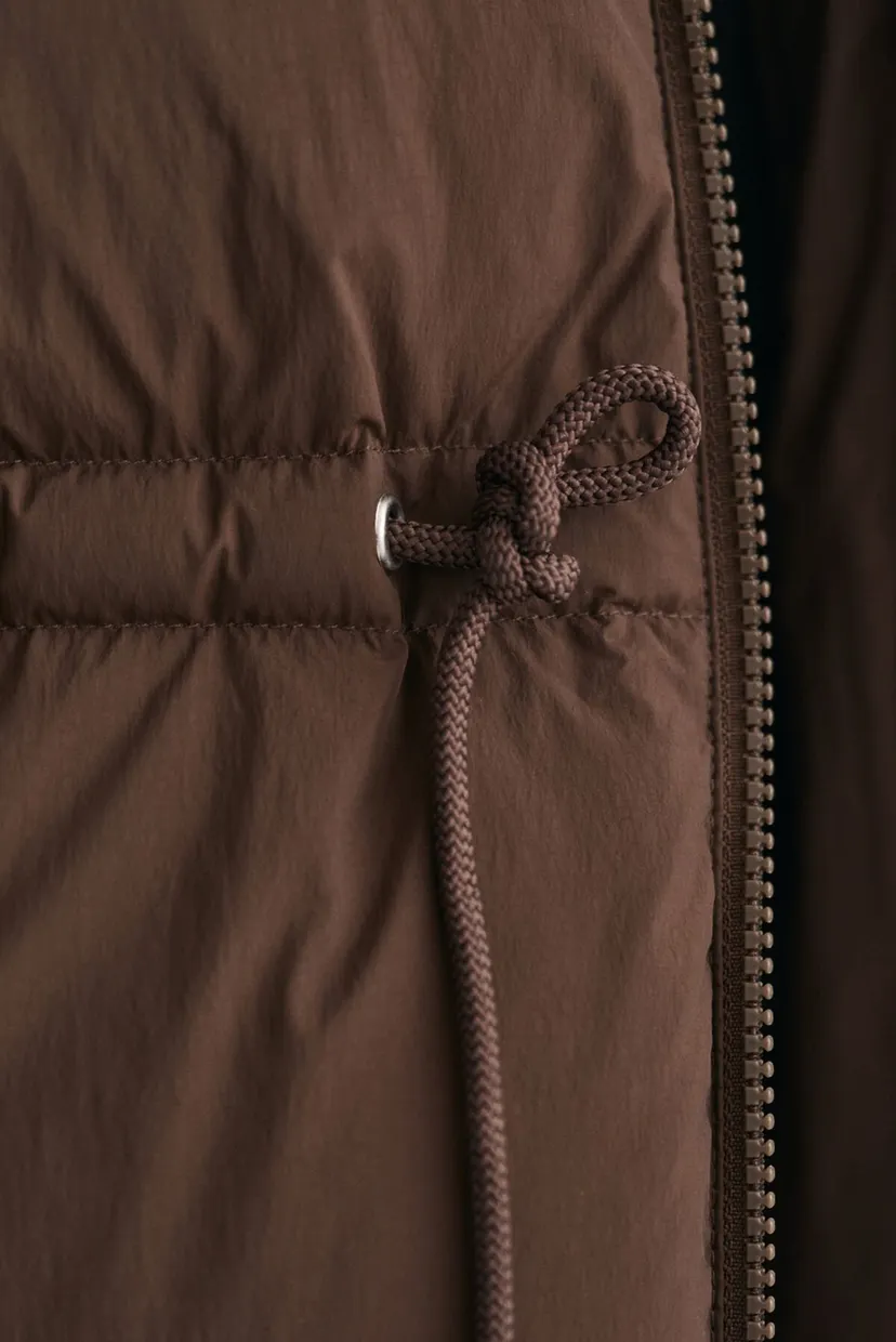 Жіночий коричневий пуховик MID LENGTH DOWN JACKET 7
