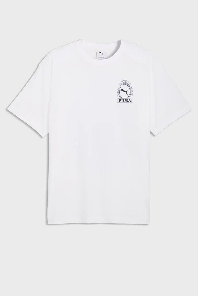 Чоловіча біла футболка Graphic Relaxed Tee Men 4