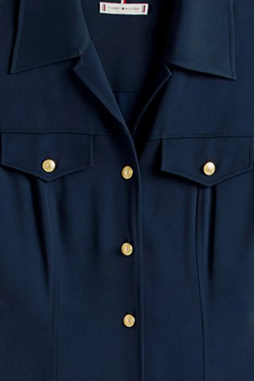 Женское темно-синее платье VIS TWILL S/S 5