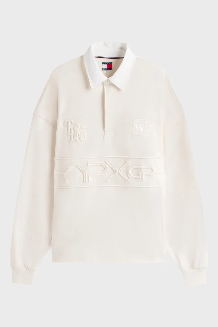 Чоловіче біле поло Tommy Hilfiger x F1 MOVIE 4