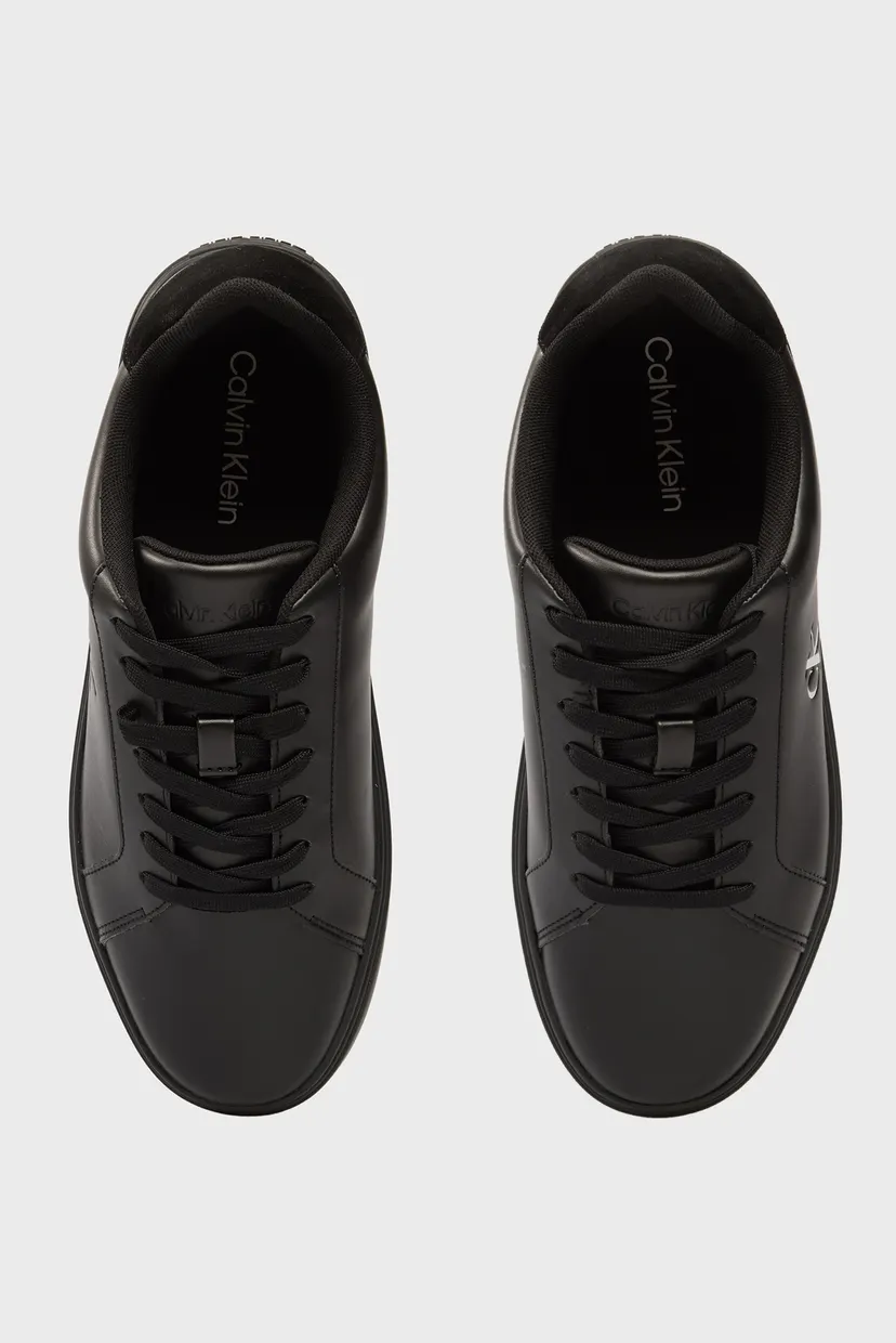 Чоловічі чорні шкіряні снікерси CLASSIC CUPSOLE 4