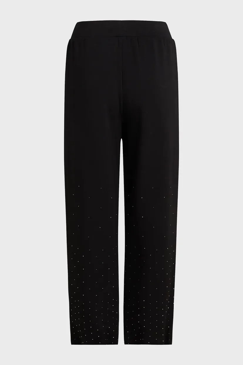 Женские черные спортивные брюки rhinestone rain 6