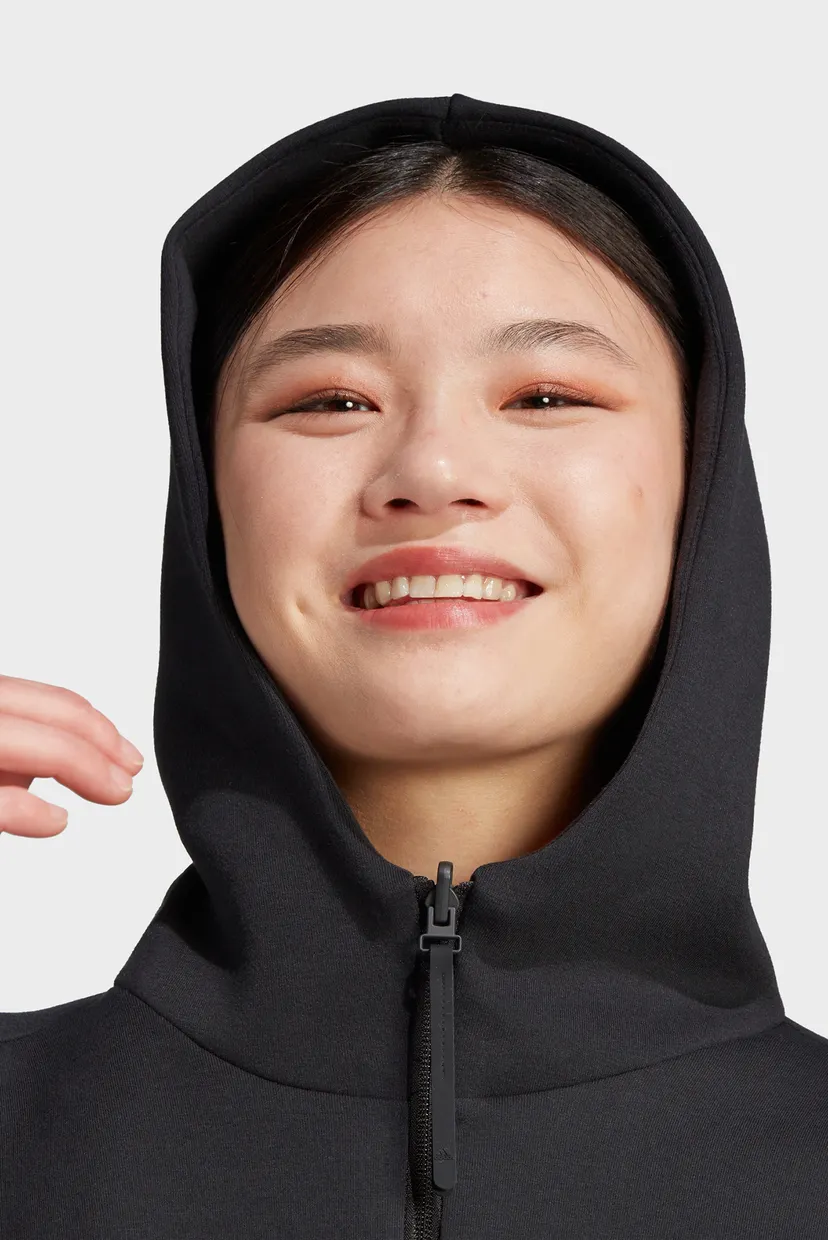 Жіноче чорне худі adidas Z.N.E. Full-Zip 4