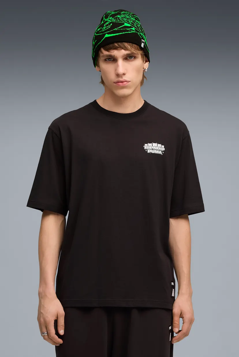 Чоловіча чорна футболка PUMA x RIPNDIP Boxy Tee Men 3