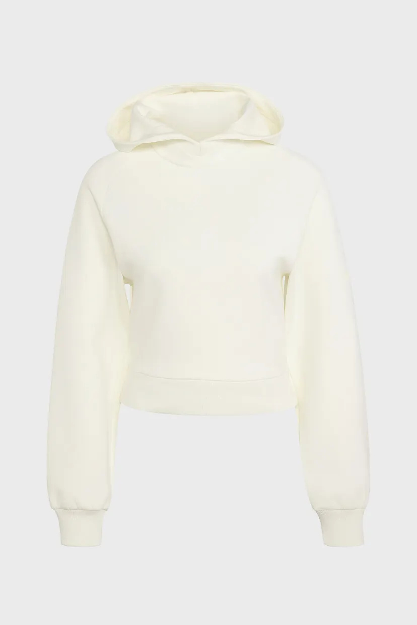 Жіноче біле худі SOFT LUX 3